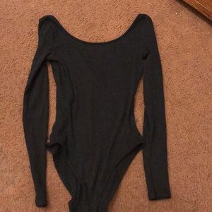 black bodysuit